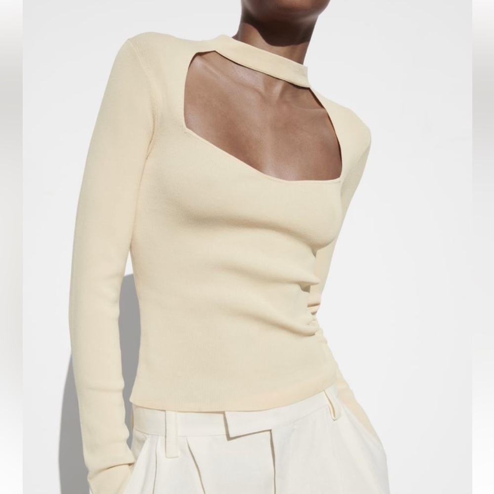 Zara knit choker top - Picture 6 of 10